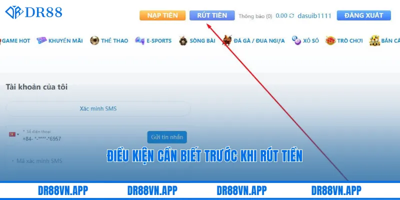 Điều kiện cần biết trước khi rút tiền Điều kiện cần biết trước khi rút tiền