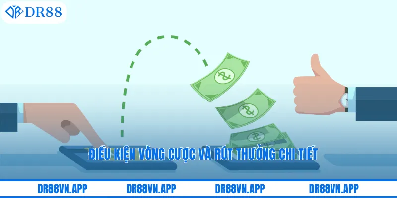 Điều kiện vòng cược và rút thưởng chi tiết Điều kiện vòng cược và rút thưởng chi tiết